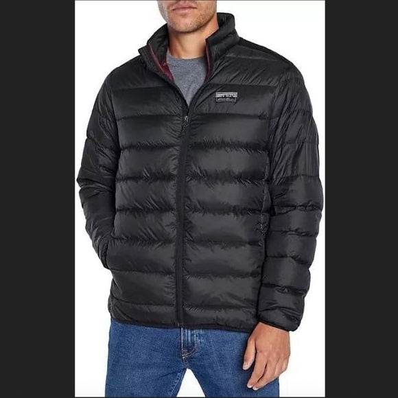 Eddie Bauer Black MicroLight IV 650 Down Packable Puffer Jacket Mens Medium NEW - Picture 1 of 12